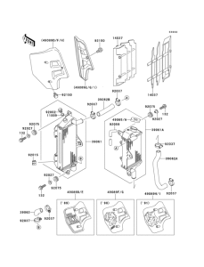 KX500 Радиатор