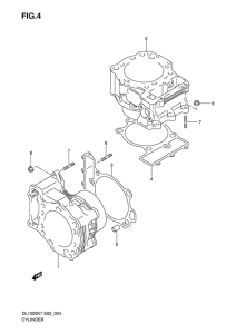 DL1000 Цилиндр