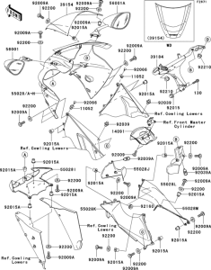 ZX1200 Обтекатели