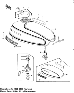 KZ750 Tank fuel