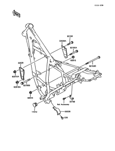 KMX200 Рама ,крепежные детали