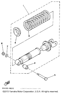 TT225S Амортизаторы задние