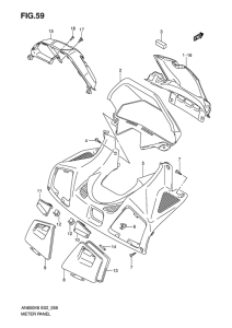 AN650 (ABS) Приборная панель