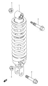 TS50 Задние амортизаторы