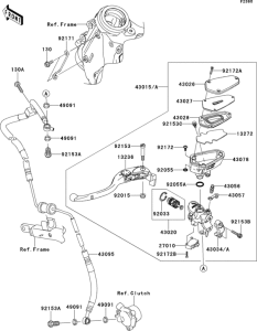 ZG1400 Цилиндр сцепления