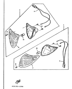 YE80 Поворотники