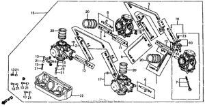 VF750S Carburetor (assy., link)