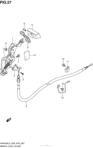 AN400Z (ABS) Brake Lock Lever