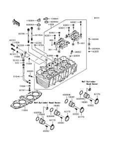 ZR400 Головка цилиндров