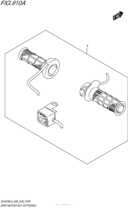 DL650 (ABS) Grip Heater Set (Optional)