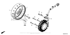 CB500X (ABS) Генератор