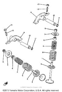 TT250G Клапана