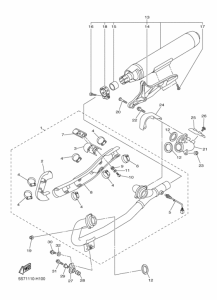 XVS950A Выхлоп