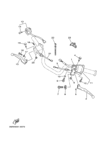 SR125 Handle switch. lever