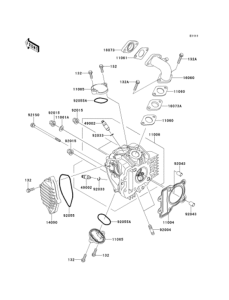 KL110 Головка цилиндров
