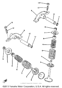 SR250J Клапана