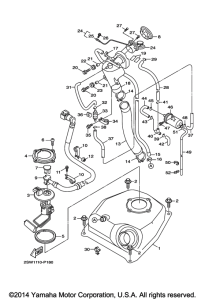XC155 Топливный бак