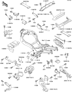ZX1100 Battery case(1 / 2)