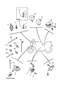 TRX850 Электрические детали