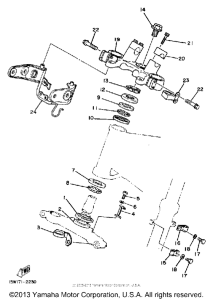 XT125KC Управление