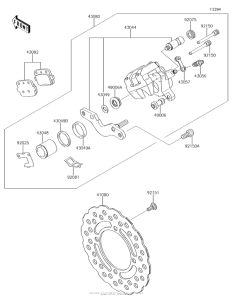  Задний тормоз