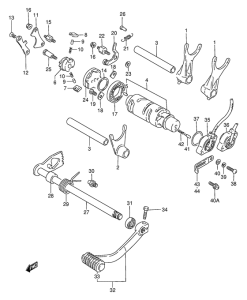 VS800 Переключение передач