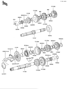 KZ1000 Трансмиссия