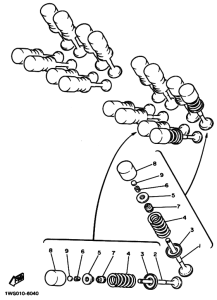 YZF600R YZF600RP Клапан