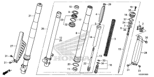  Передняя вилка