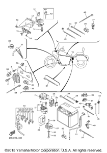 XVS950CT Электрика