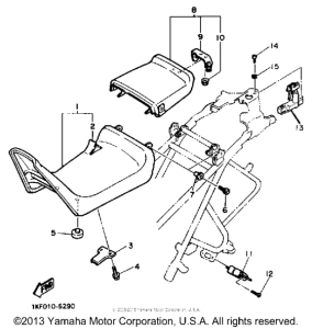 FZ600TC Сиденье
