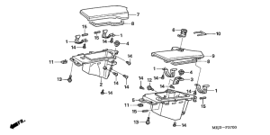 CB1300S (ABS) Cowl pocket