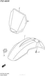 DR-Z70 Переднее крыло