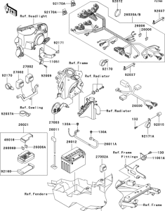 ZX600 Электрика