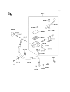 KL250 Передний тормозной цилиндр