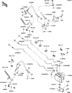 VN1700 Brake piping(baf-bcf)