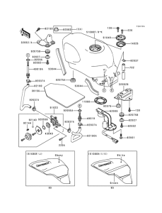 ZX600 Tank fuel