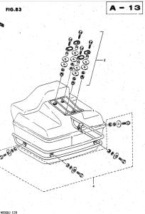 GV1400 Travel trunk rack / trim set