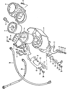 GT250 Спидометр-тахометр