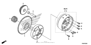 MSX125 Муфта стартера