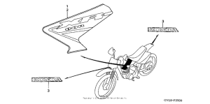 XR80R Наклейки
