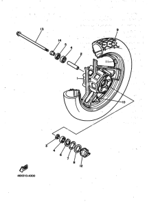 FZ600 FZ600U Transom + tube