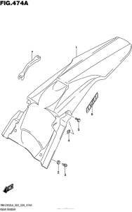 RM-Z450 Задний бампер