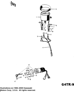 KV100 Meter / ignition switch