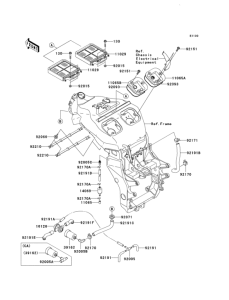 ZX1200 Air cleaner(b1 / b2)