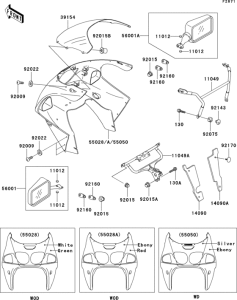 ZX750 Обтекатели