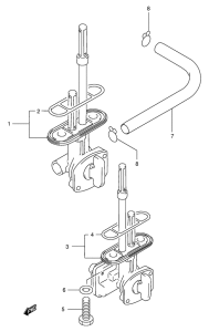 DR200 Топливный кран