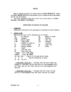 GSX-R600 Catalog preface