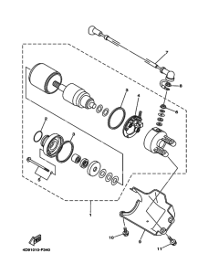 YP250 スタ-テイングモ-タ