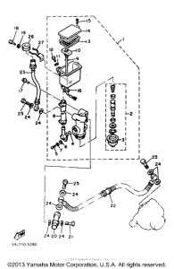 XVZ12DN Задний торм цилиндр